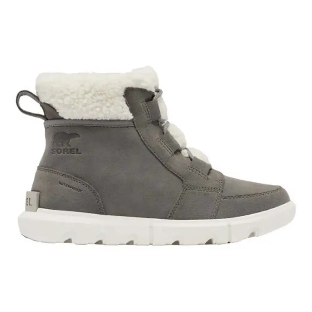 Sorel Quarry Sea Salt Women's Waterproof Insulated Winter Boots Grey Size 6